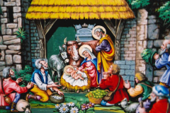 Jiří Knapovský - Ústeckoorlický betlém, Vánoční, detail.