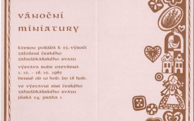 1982 Vánoční miniatury