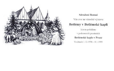 1994 Vánoce v Betlémské kapli